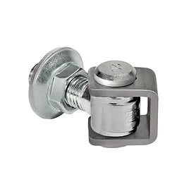 Swing Gate Fitting - Gate Hinge, M20 Adj, 150Kg, Weld-On To Post And Gate Zinc Plated