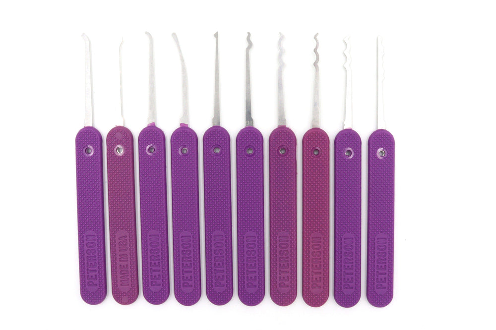 Peterson Lockpick Tools - Just Picks 0.018 EURO Slenders | Remote Pro