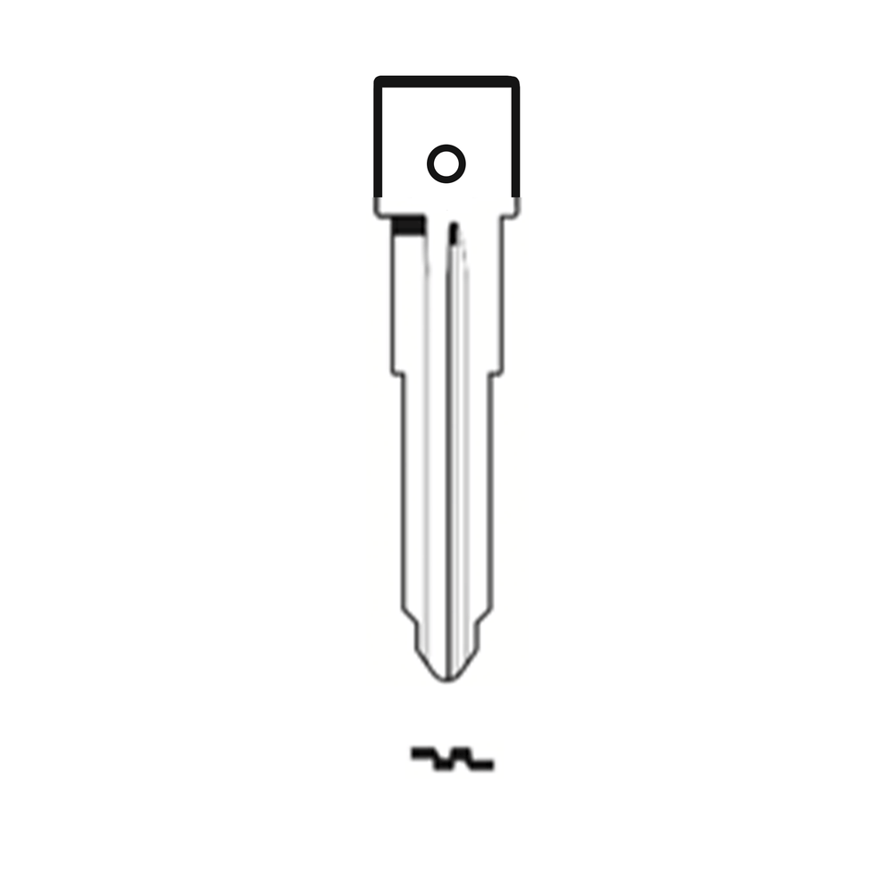 MFK/Transponder/Chip Key Blade to suit Mazda MAZ13 | Remote Pro