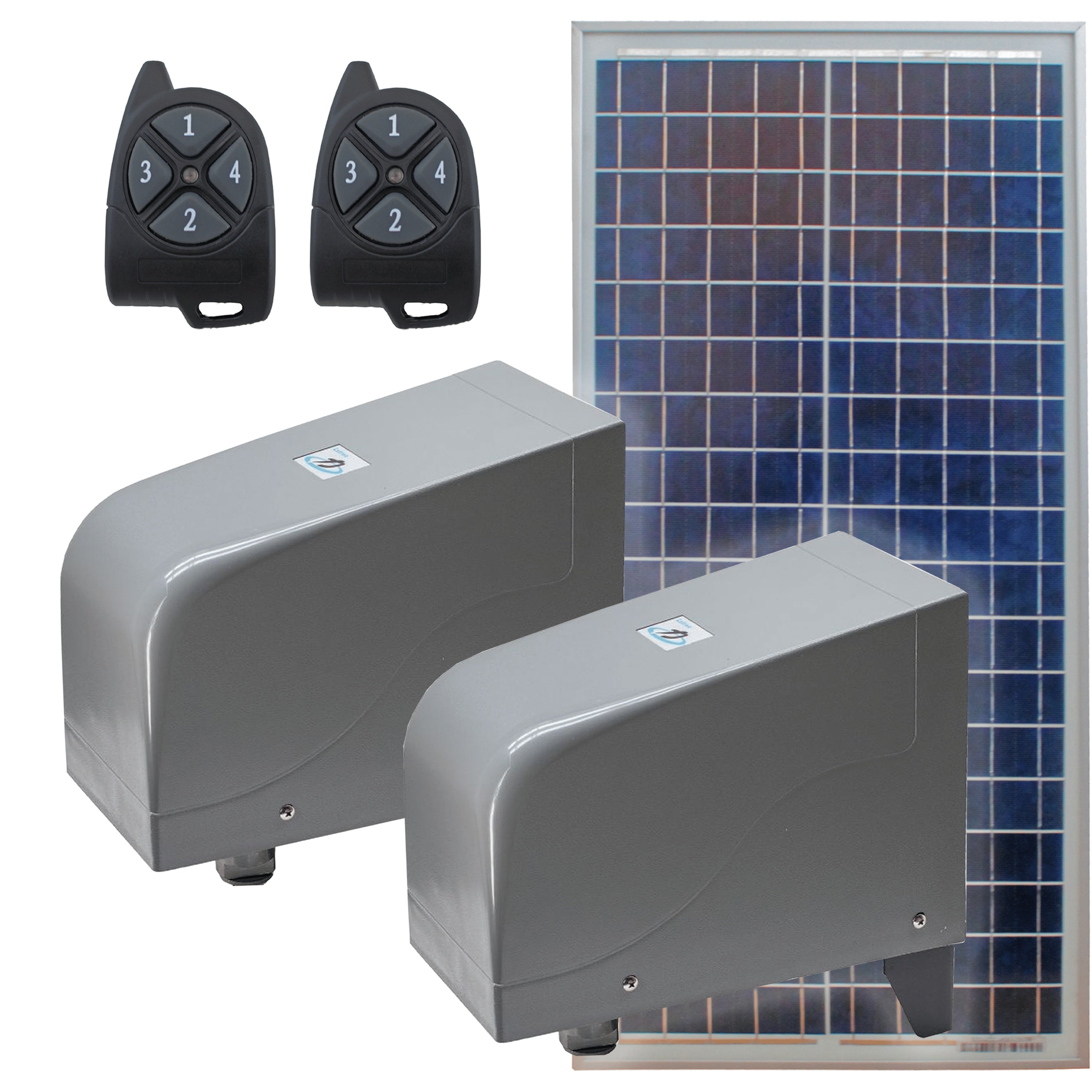 Letron SW850S DIY Double Swing Gate Motor Kit - Solar Powered | Remote Pro