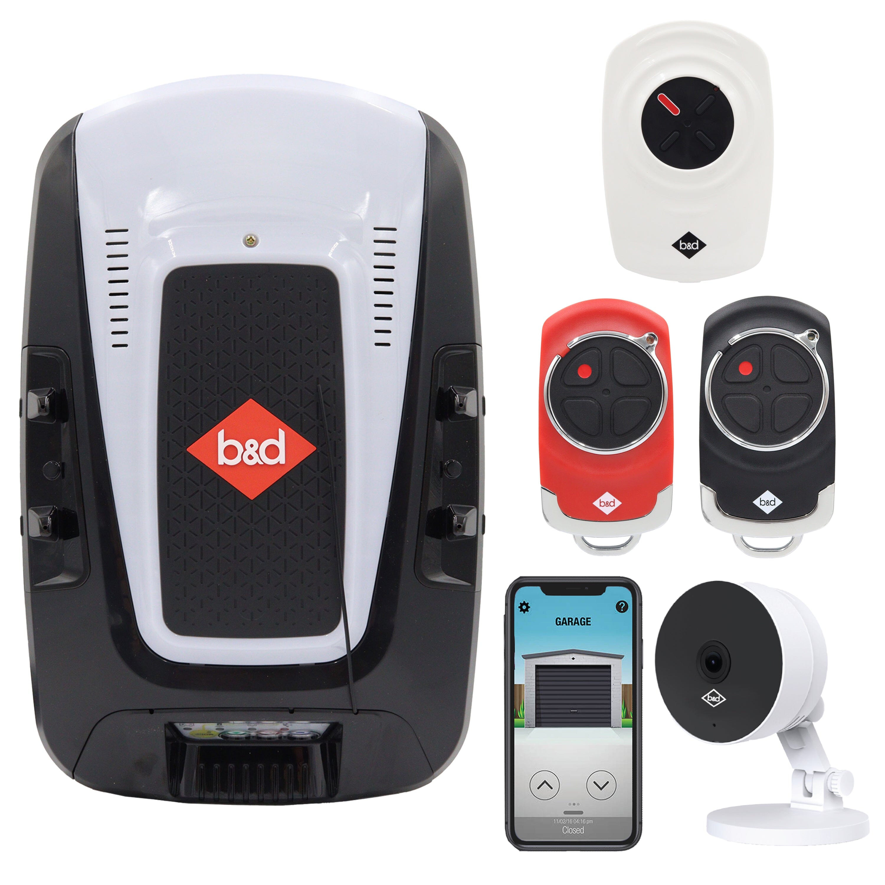 B&D Smart Pro SDO-9v3 Sectional Garage Motor/Opener Complete Kit (Includes Rail) | Remote Pro
