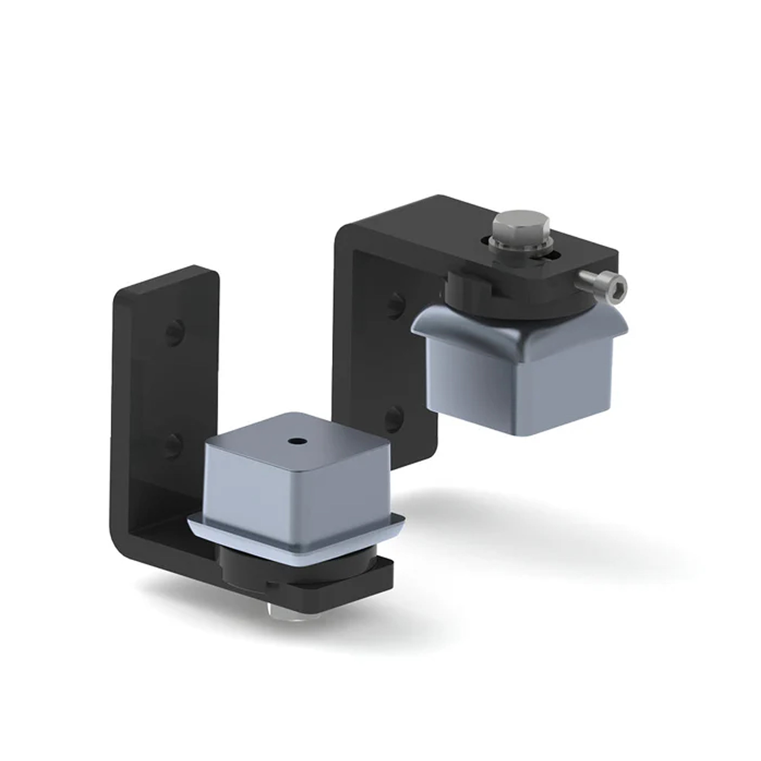 Rebate Bearing Hinge Pair 50x3.0mm (Black) | Remote Pro