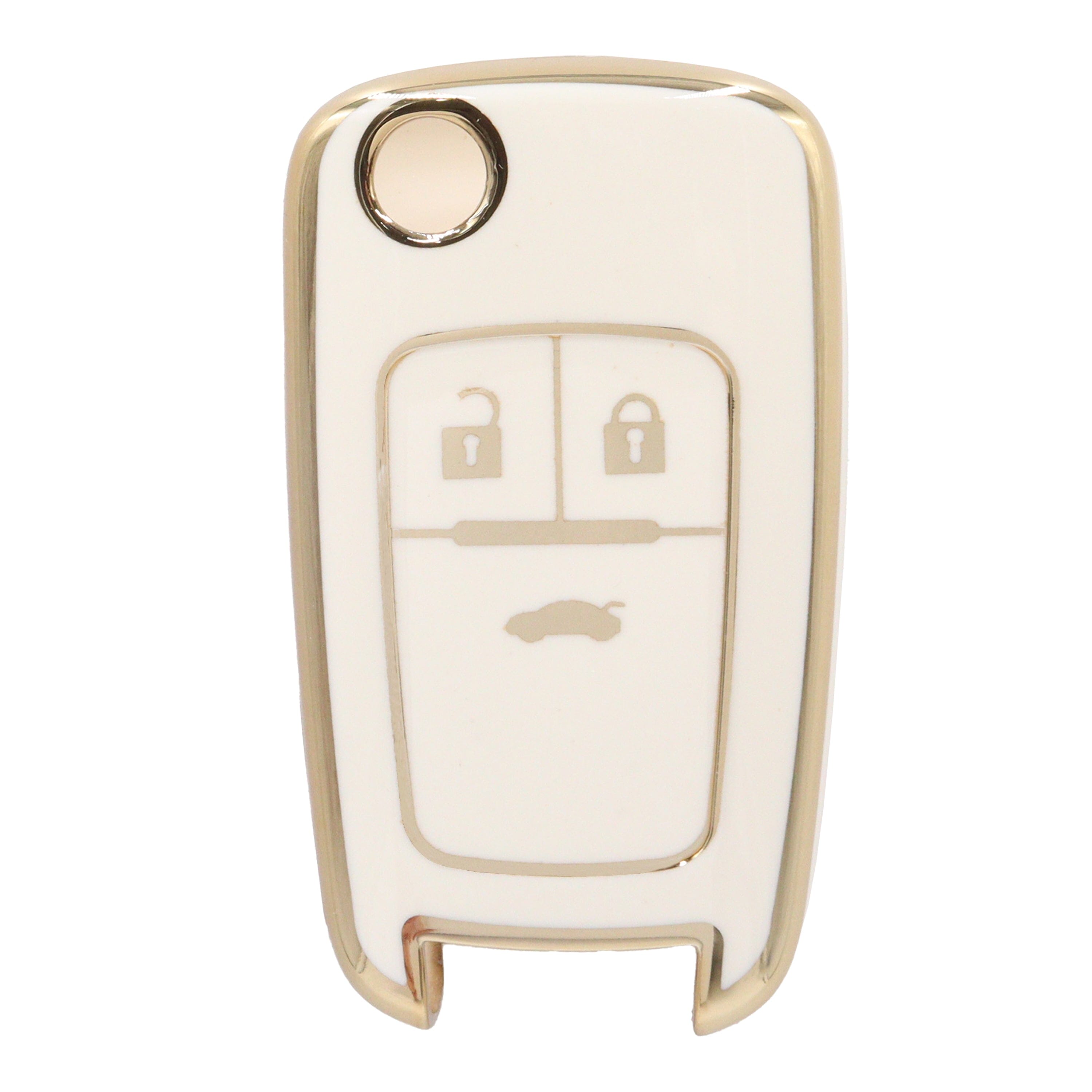 3 Button White Car Key Cover To Suit Holden | Remote Pro