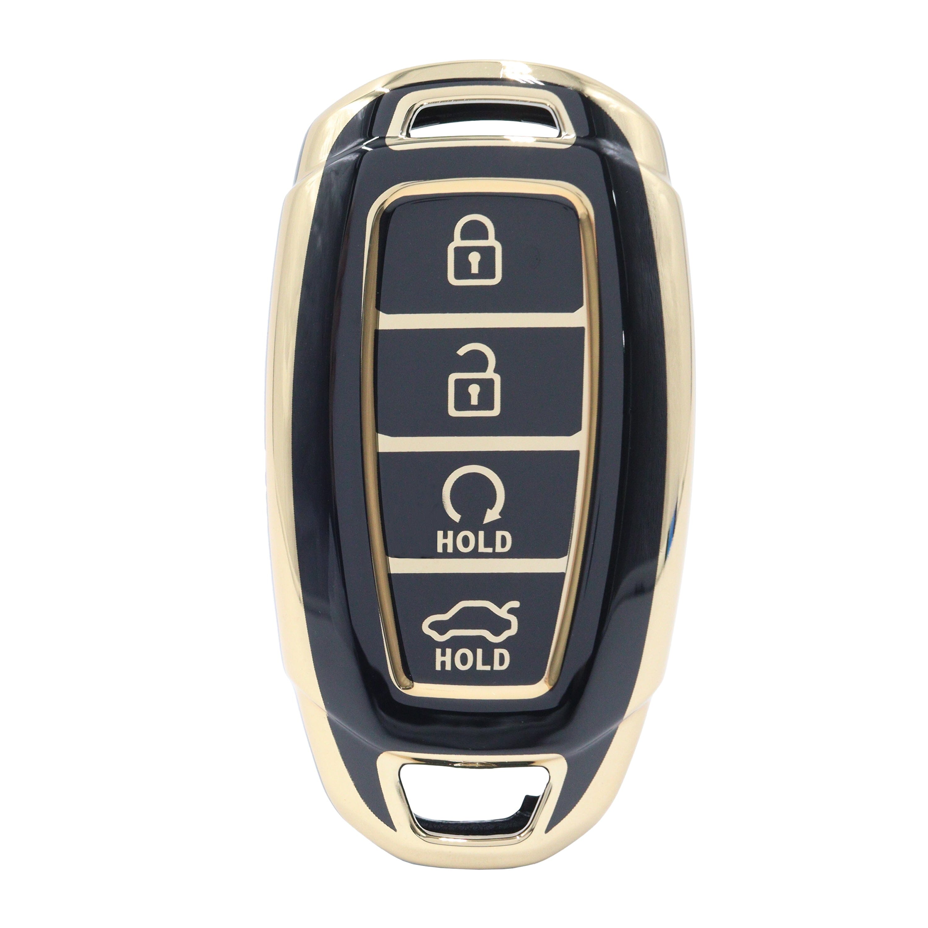 4 Button Black Car Key Cover To Suit Hyundai i30 | Remote Pro