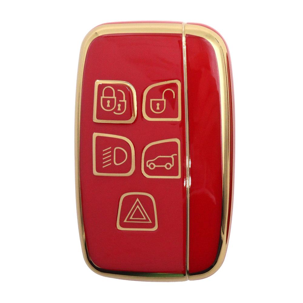 5 Button Red Car Key Sleeve To Suit Range Rover | Remote Pro