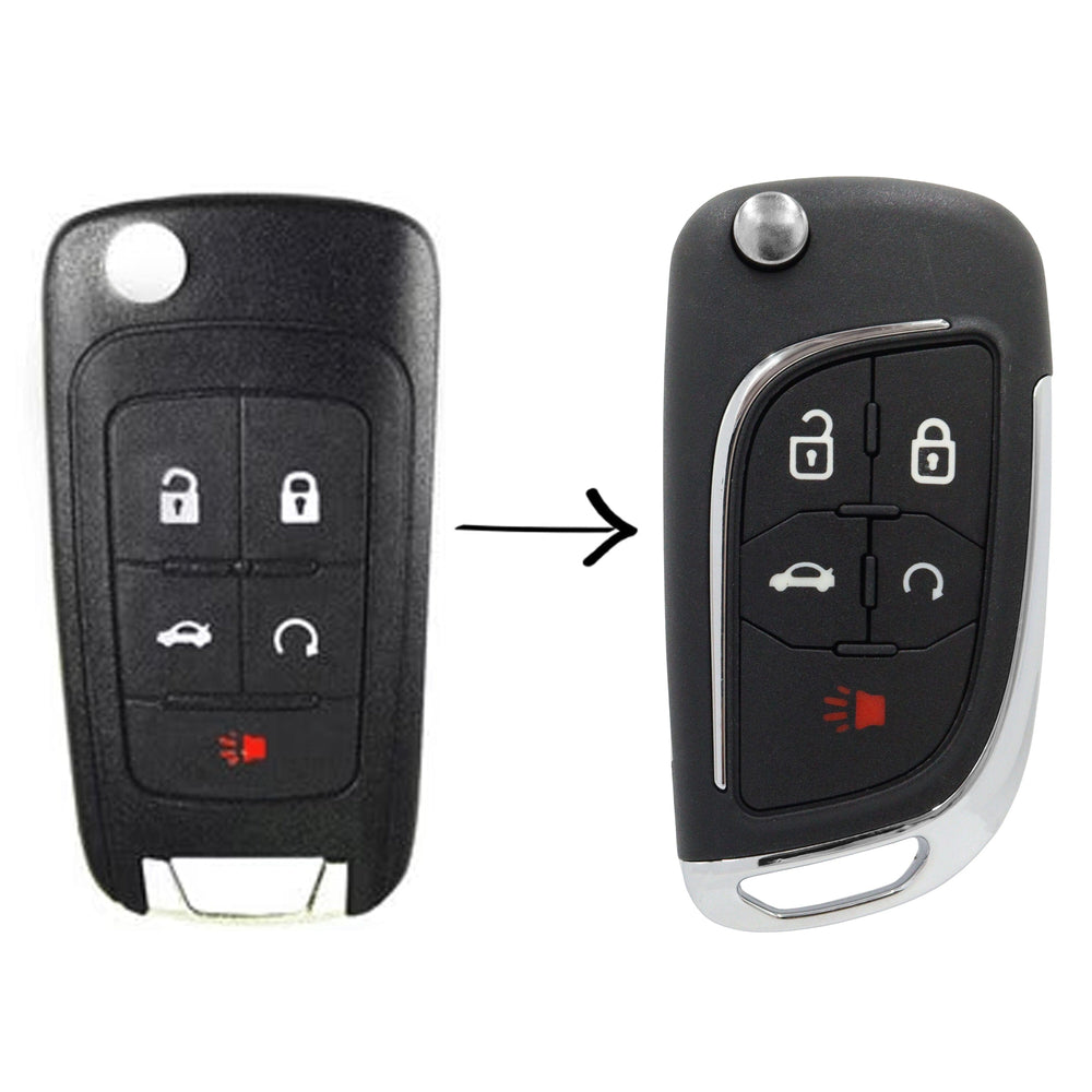 5 Button Replacement Shell To Suit Holden HU100 | Remote Pro