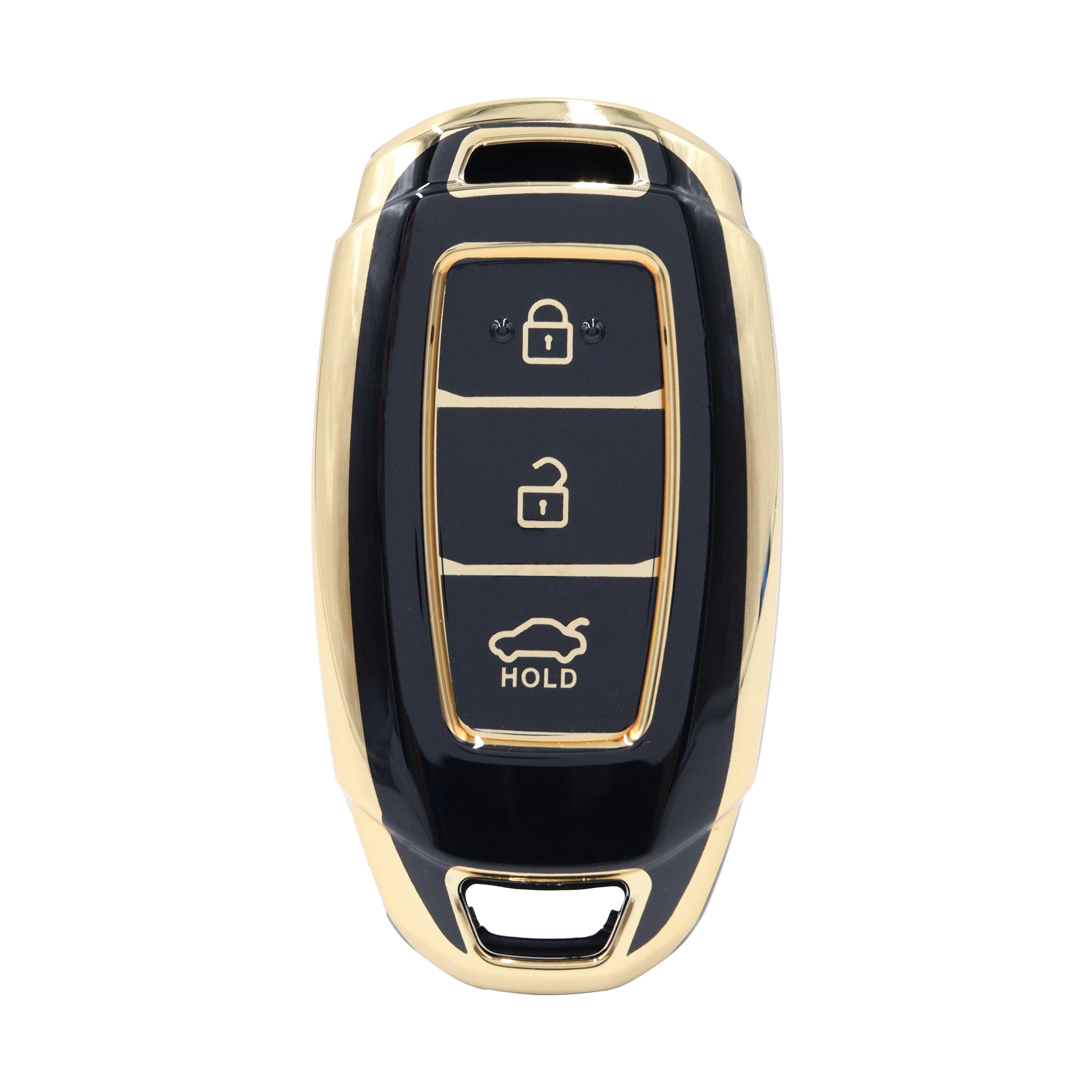 3 Button Black Car Key Cover To Suit Hyundai i30 | Remote Pro