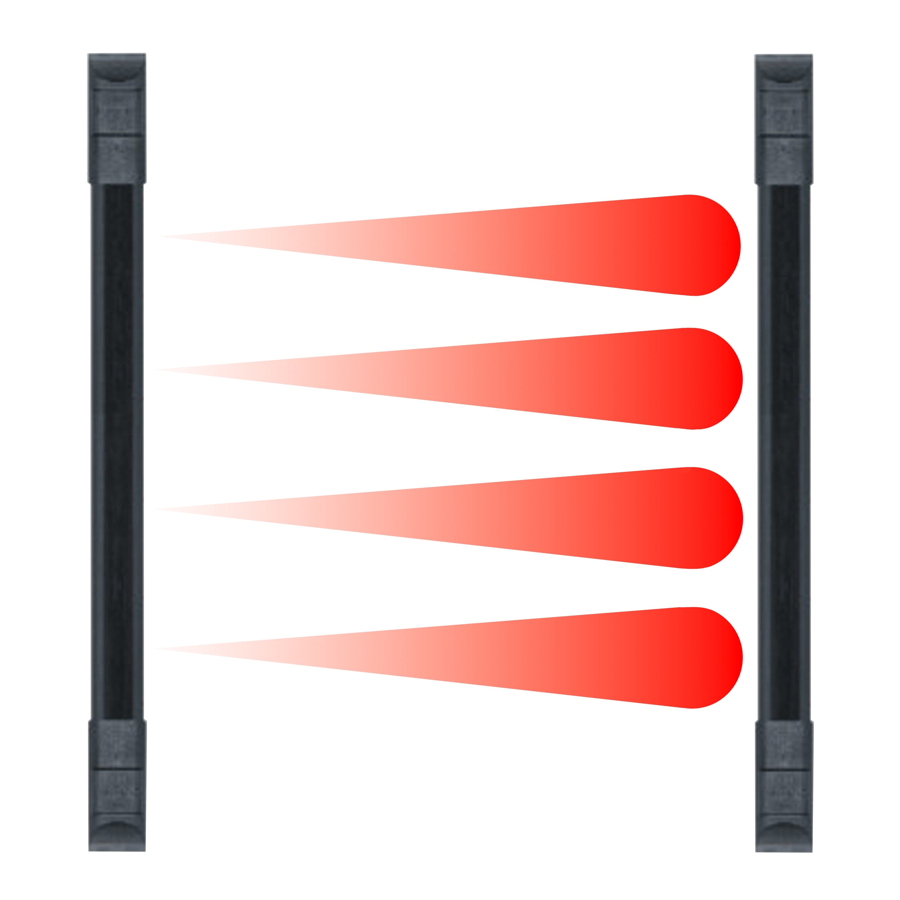 Seco-Larm Enforcer Curtain Sensors 4 Beams | 57cm | Remote Pro