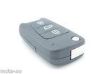 Hyundai i30 i20 Elantra 3 Button Flip Key Replacement Remote Case/Shell/Blank - Remote Pro - 6