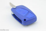 Fiat 3 Button Flip Key Remote Case/Shell/Blank Punto Bravo Stilo Blue - Remote Pro - 8