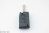 Citroen C2/C3/C4/C5/C6/C8 3 Button Remote Flip Key Blank Shell/Case/Enclosure - Remote Pro - 4