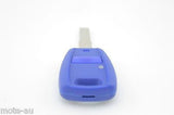 Fiat 1 Button Key Remote Replacement Case/Shell/Blank Punto Bravo Stilo Blue - Remote Pro - 8