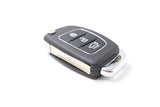 To Suit Hyundai Santa Fe/Elantra i20 iX45 3 Button HYN17 Flip Key Remote Case/Shell