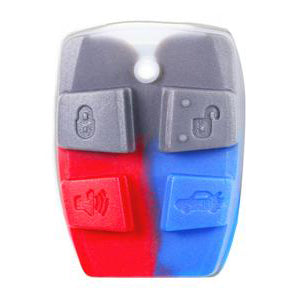 4 Button Silicone Replacement Button to suit Ford AU Falcon | Remote Pro