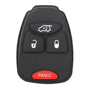 4 Button Silicone Replacement Button to suit Chrysler/Dodge/Jeep | Remote Pro