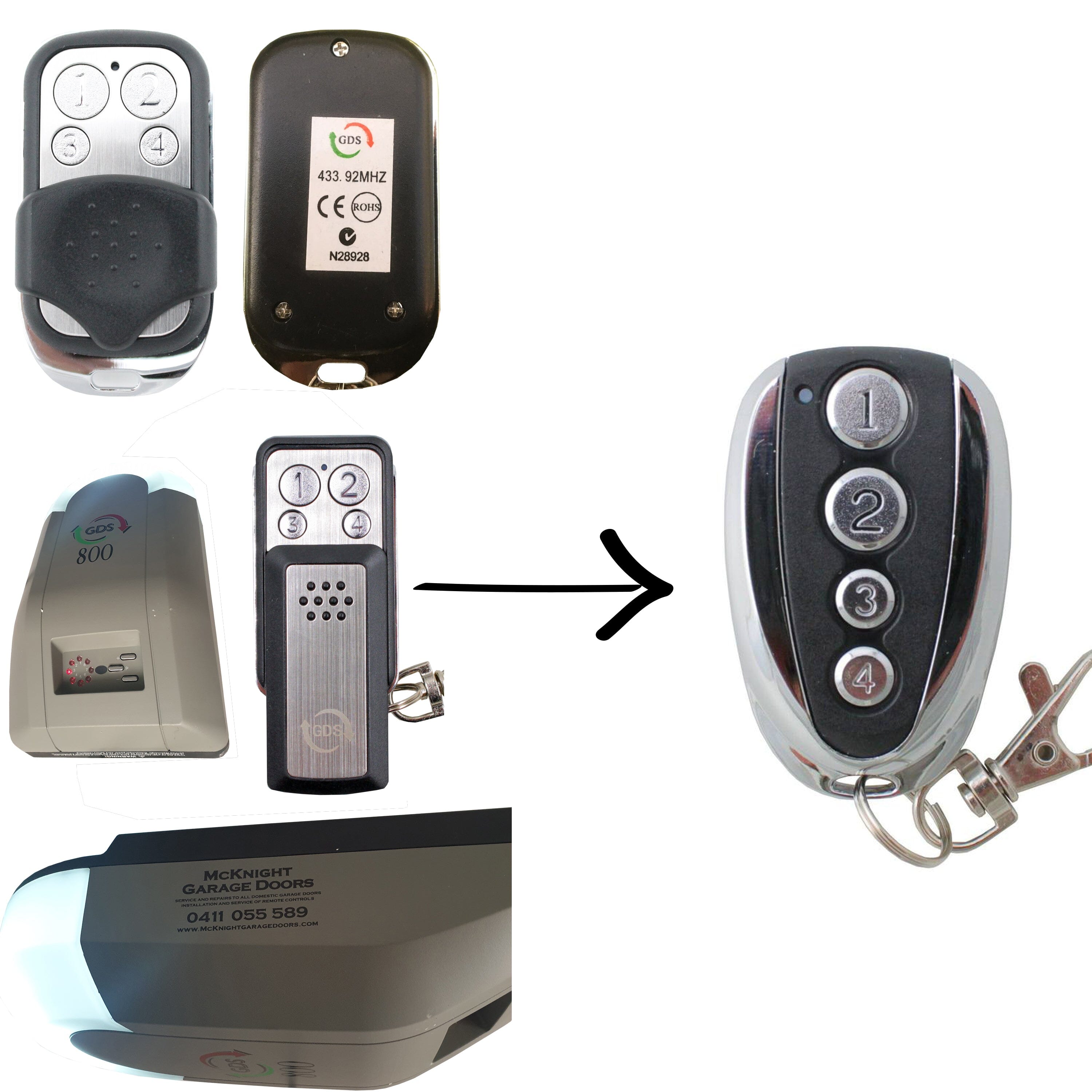 McKnight GDS800/GDS1000 Genuine Remote | Remote Pro