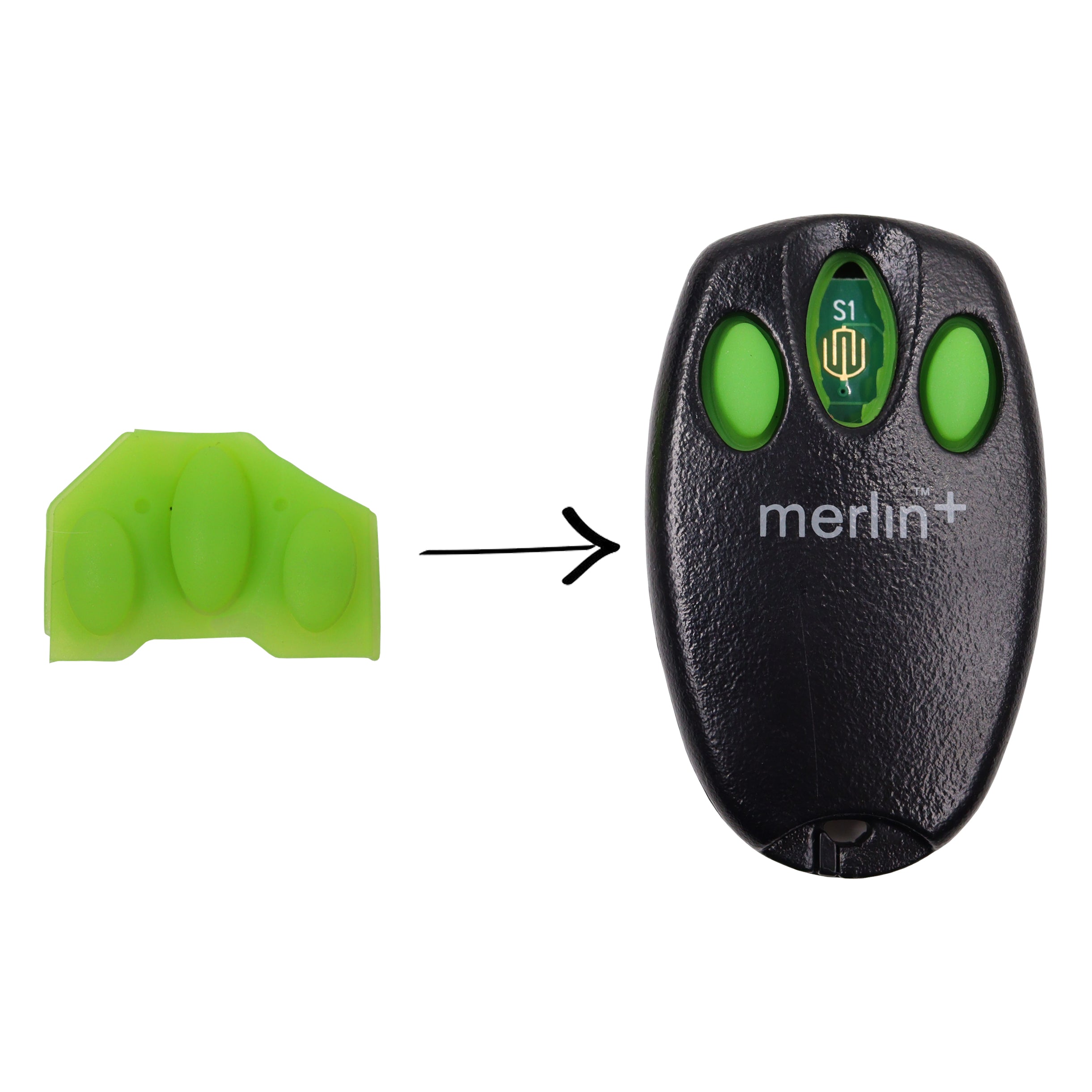 Merlin+ C945/E945 Bear Claw Compatible Replacement Buttons | Remote Pro