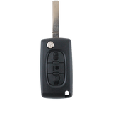 Citroen C2 C3 C4 C5 C6 C8 3 Button Remote Flip Key Blank Shell/Case/Enclosure - Remote Pro - 1