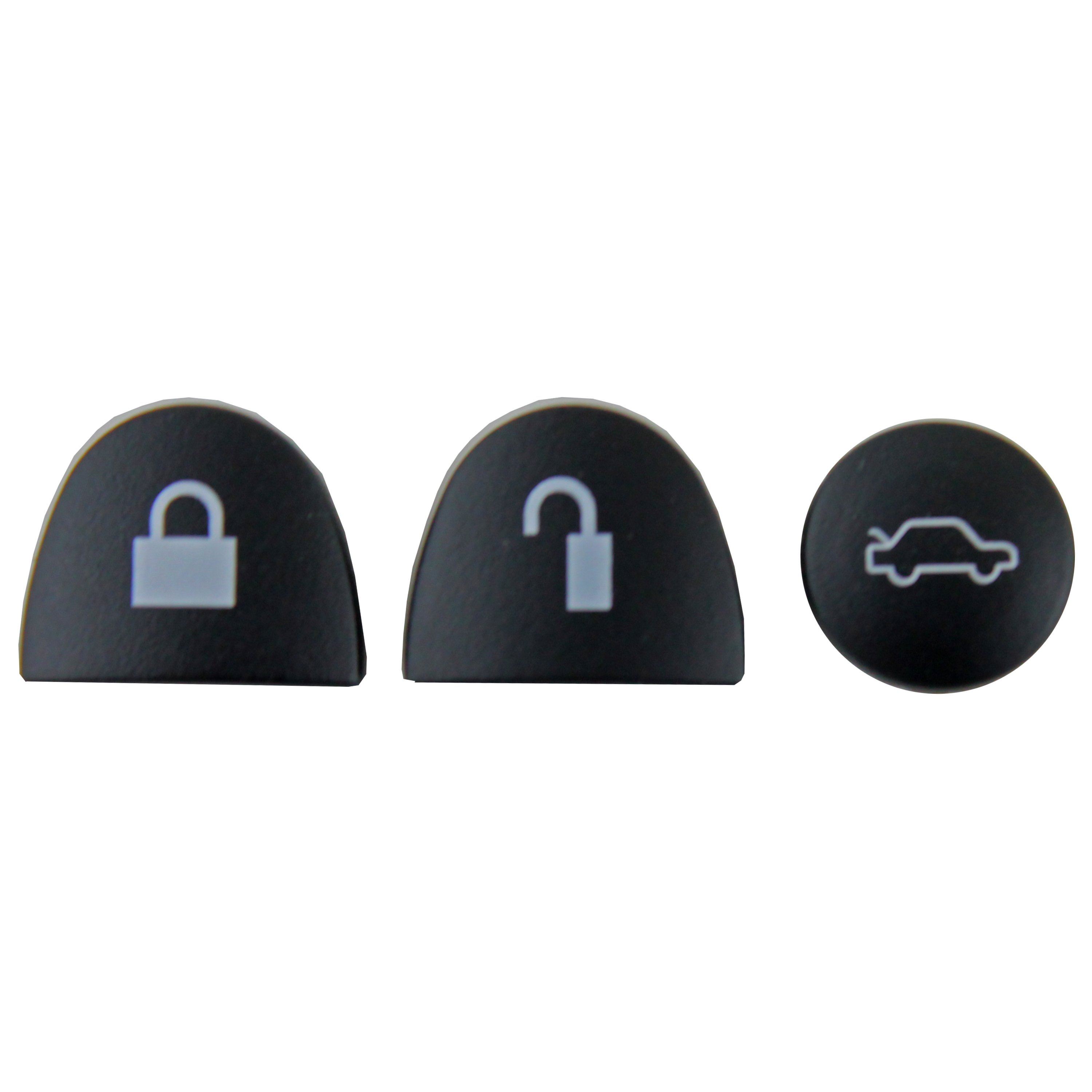 To Suit Holden Commodore Replacement Rubber Buttons | Remote Pro