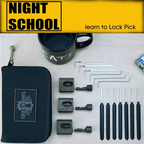 Sparrows Night School Tuxedo + Edition (Right Hand) Lock Pick Tools | Remote Pro