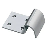 Swing Gate Fitting - Gate Stop, Surface Mount, Low Profile Zinc Plated