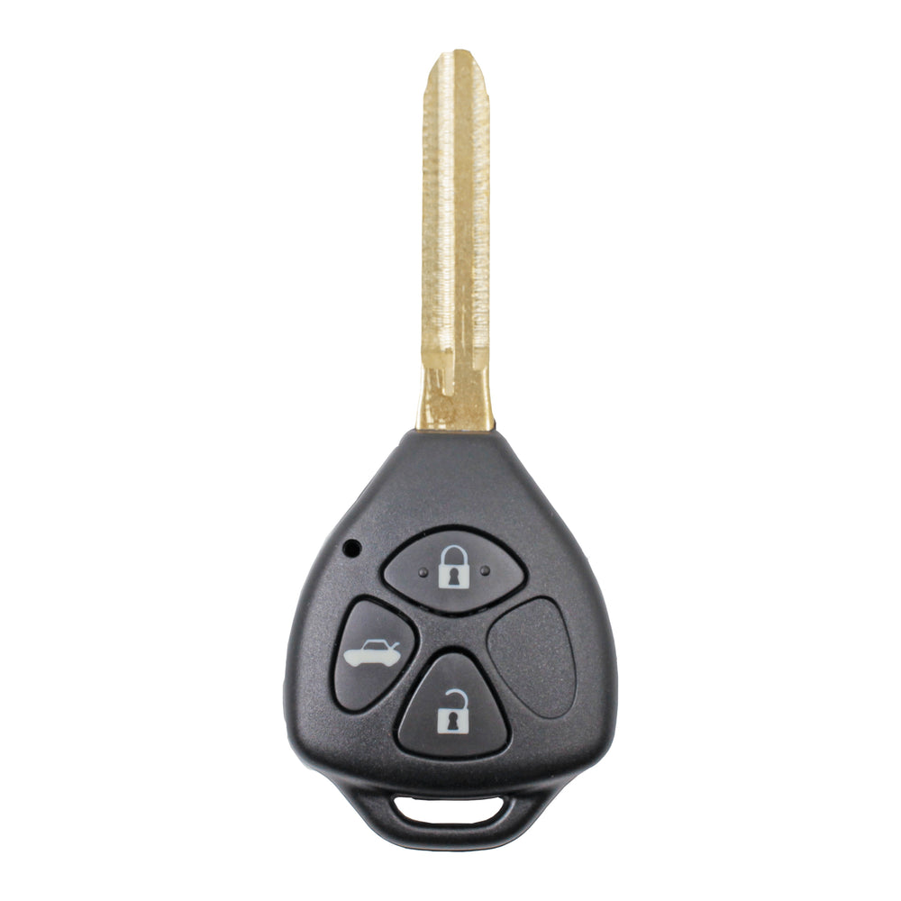 Car Key 3 Button Blank Shell/Case To Suit Toyota Corolla/Camry/Avalon | Remote Pro