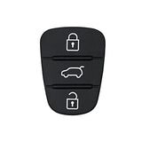 To Suit Hyundai i30 i20 Elantra 3 Button Flip Key Replacement Rubber Buttons