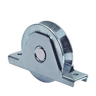 Sliding Gate Fitting - Gate Wheel, Recess Mount, 90mm 300Kg Rating, Vee Track