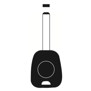 Remote Control Key Shell / Housing – For Citroen C2, C3, C4, Picasso, Berlingo – Key Clip