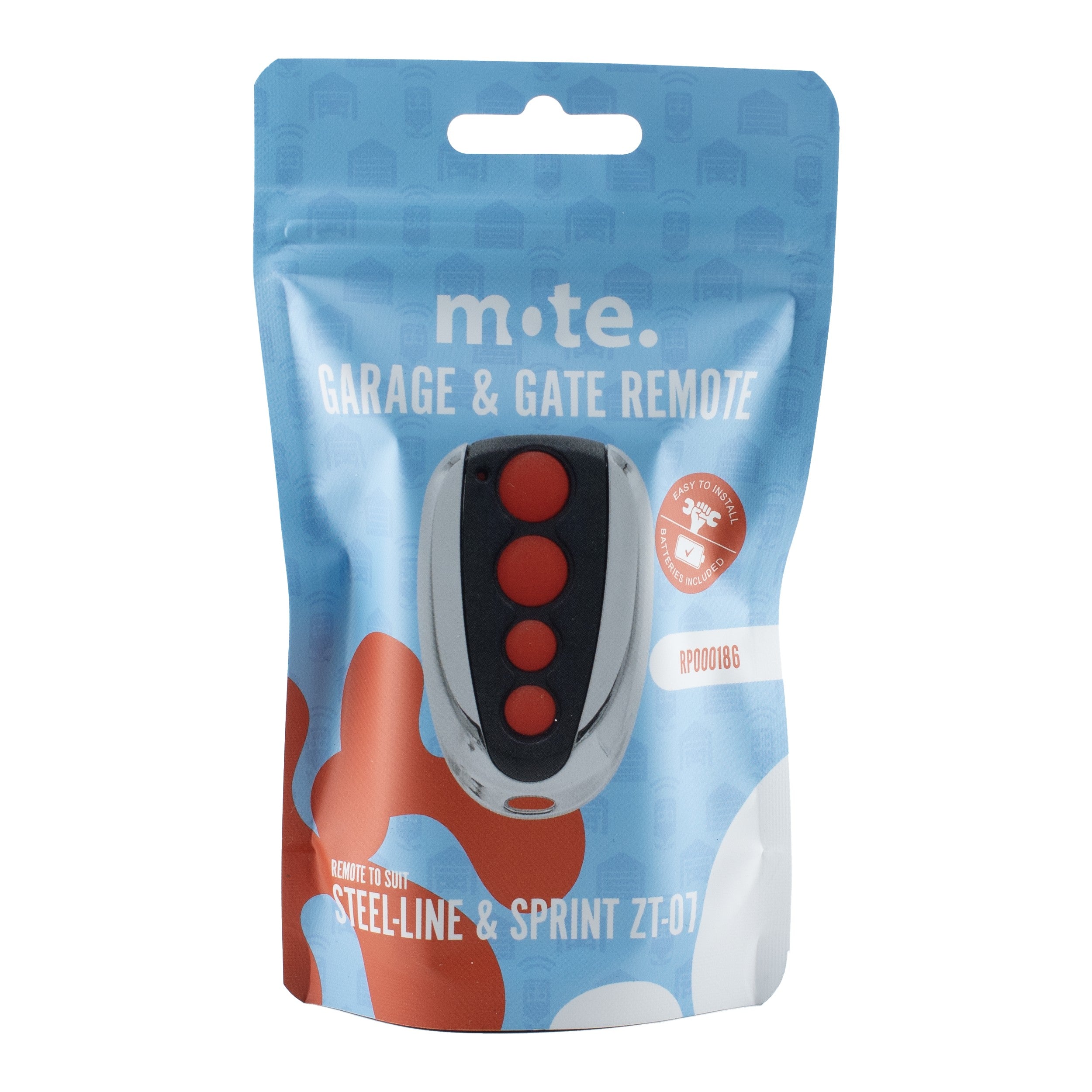 Packaged Remote to suit Steel-Line & Sprint ZT-07