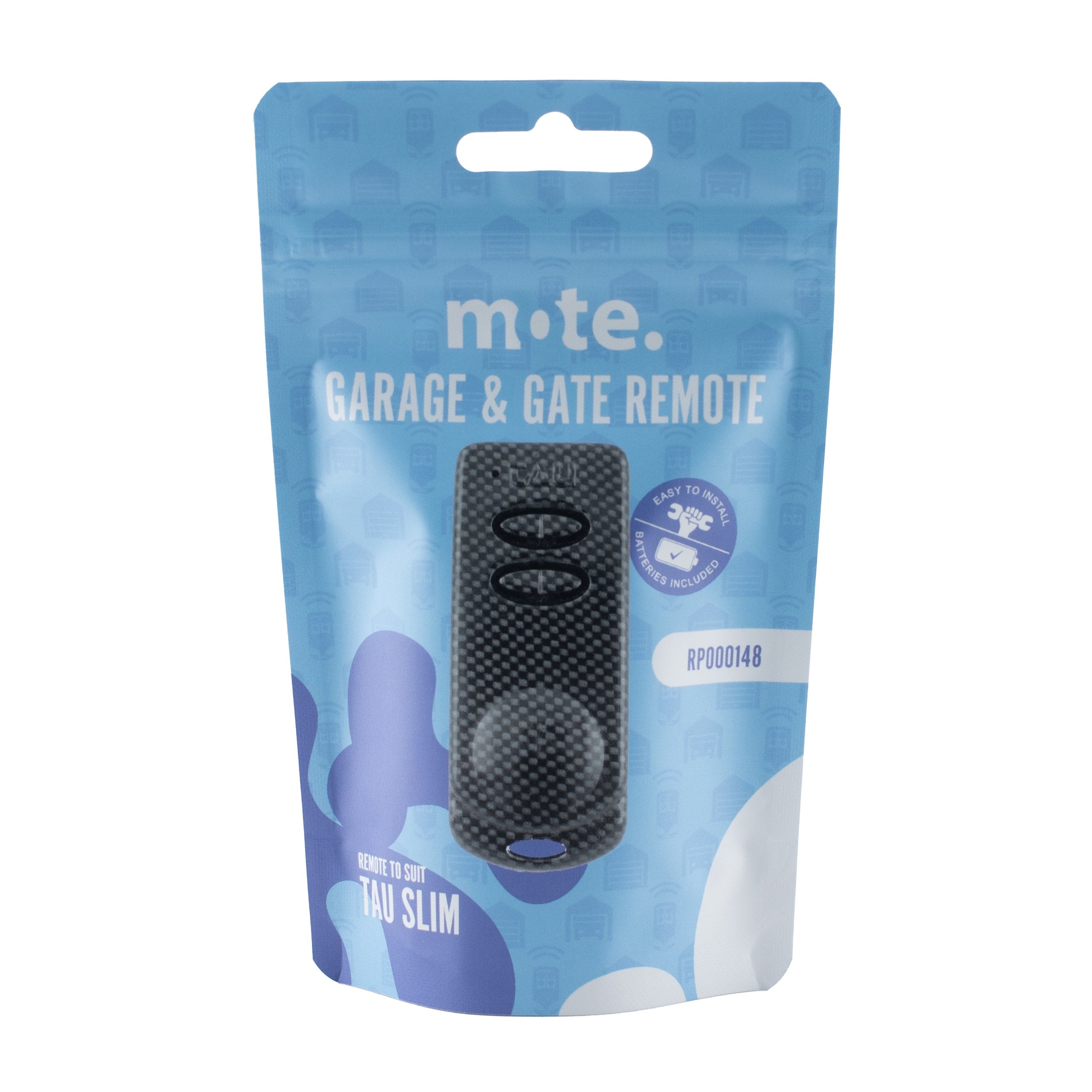 Packaged Remote to suit Tau Slim