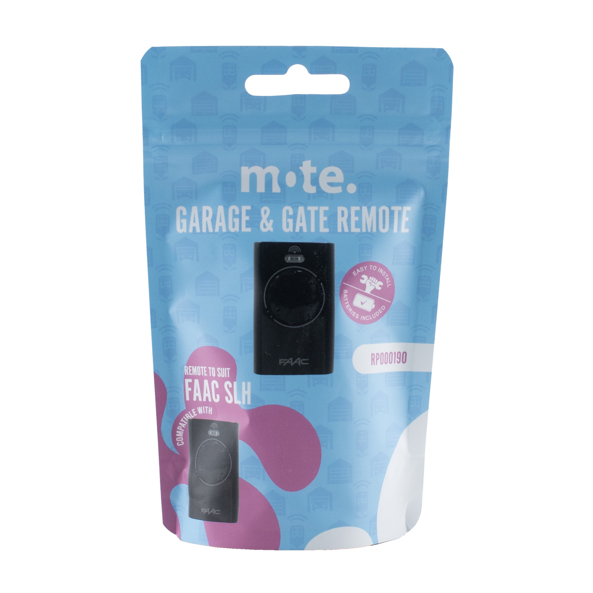 Packaged Remote to suit FAAC SLH