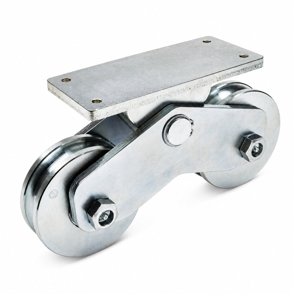 Combined Sliding Gate Dual/Double Wheel 160mm Ø U Groove