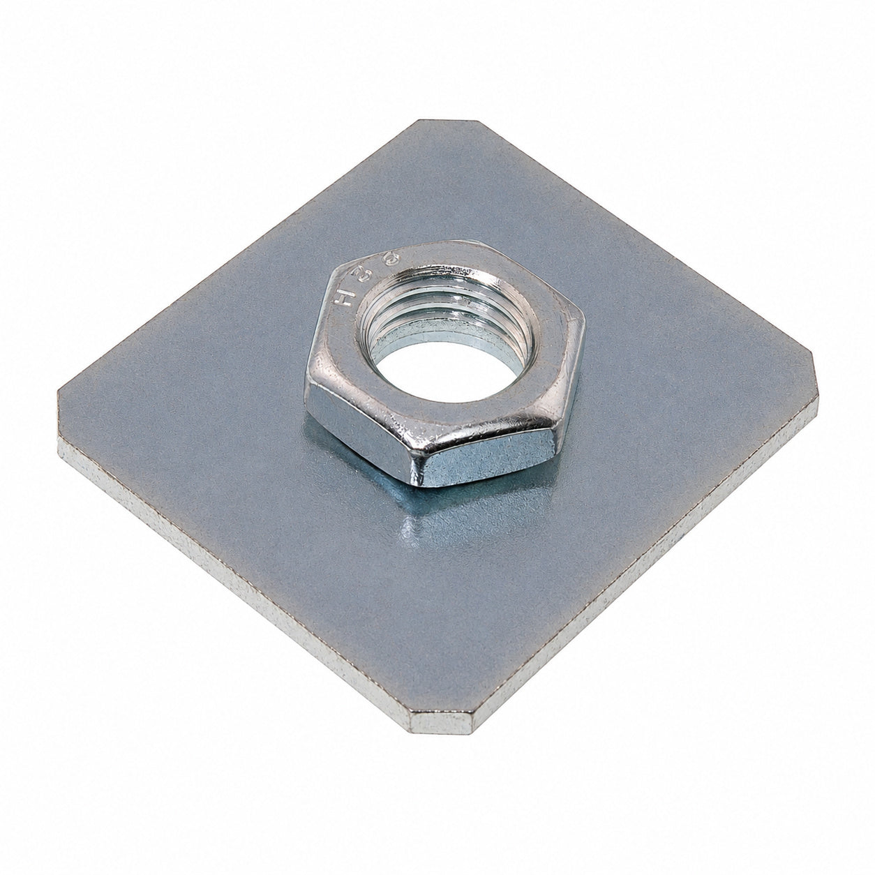 Pratico Weld-On Hinge Mounting Plate for Pintle Gate Hinge - M18