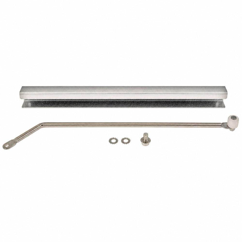 Self-Closing Gate Arm with Guide Rail