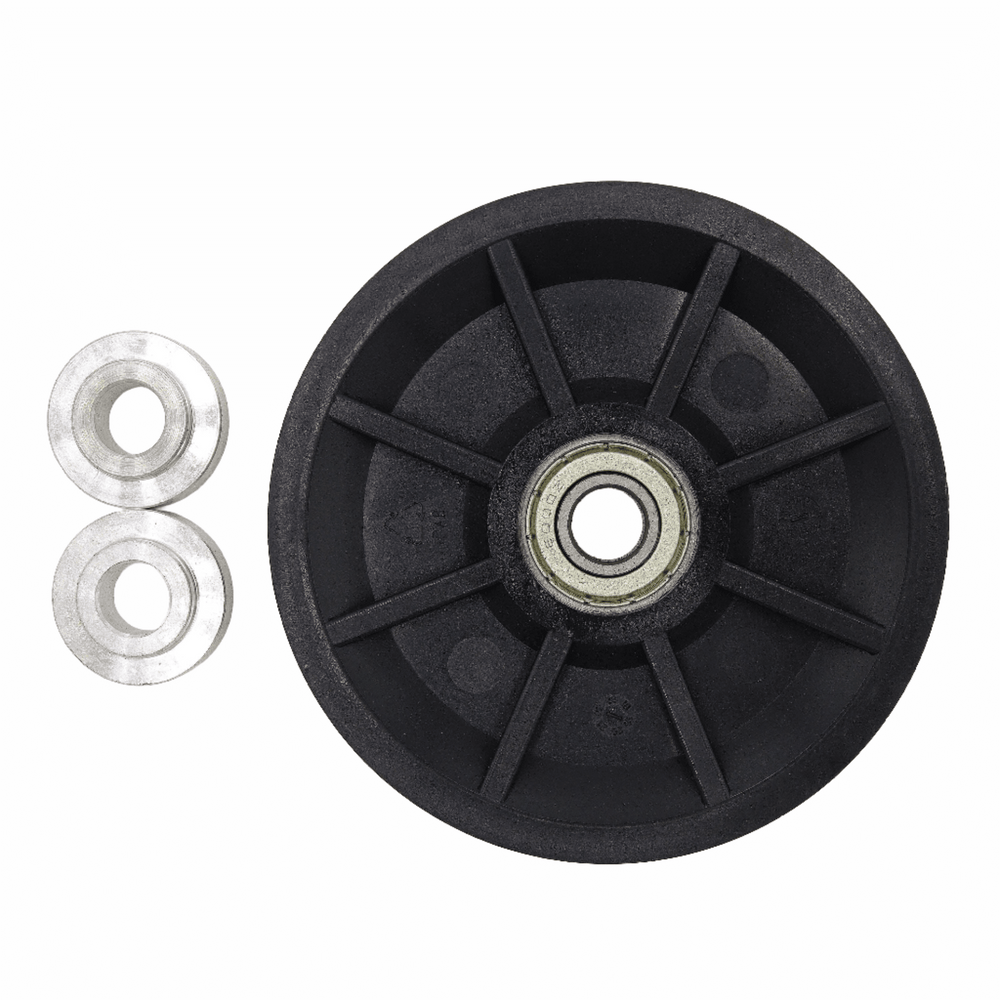 Garage & Gate > Hardware > Cable - Genuine B&D Garage Door Nylon/Plastic Pulley Sheave 90mm Wheel W/ Spacers