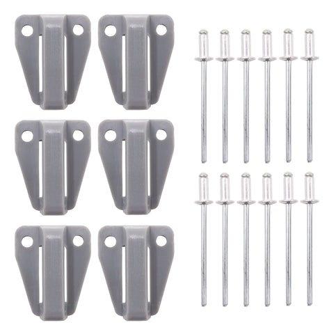 B&D Locking Bar Guides To Suit All Garage Doors 51155 - 6 Pack