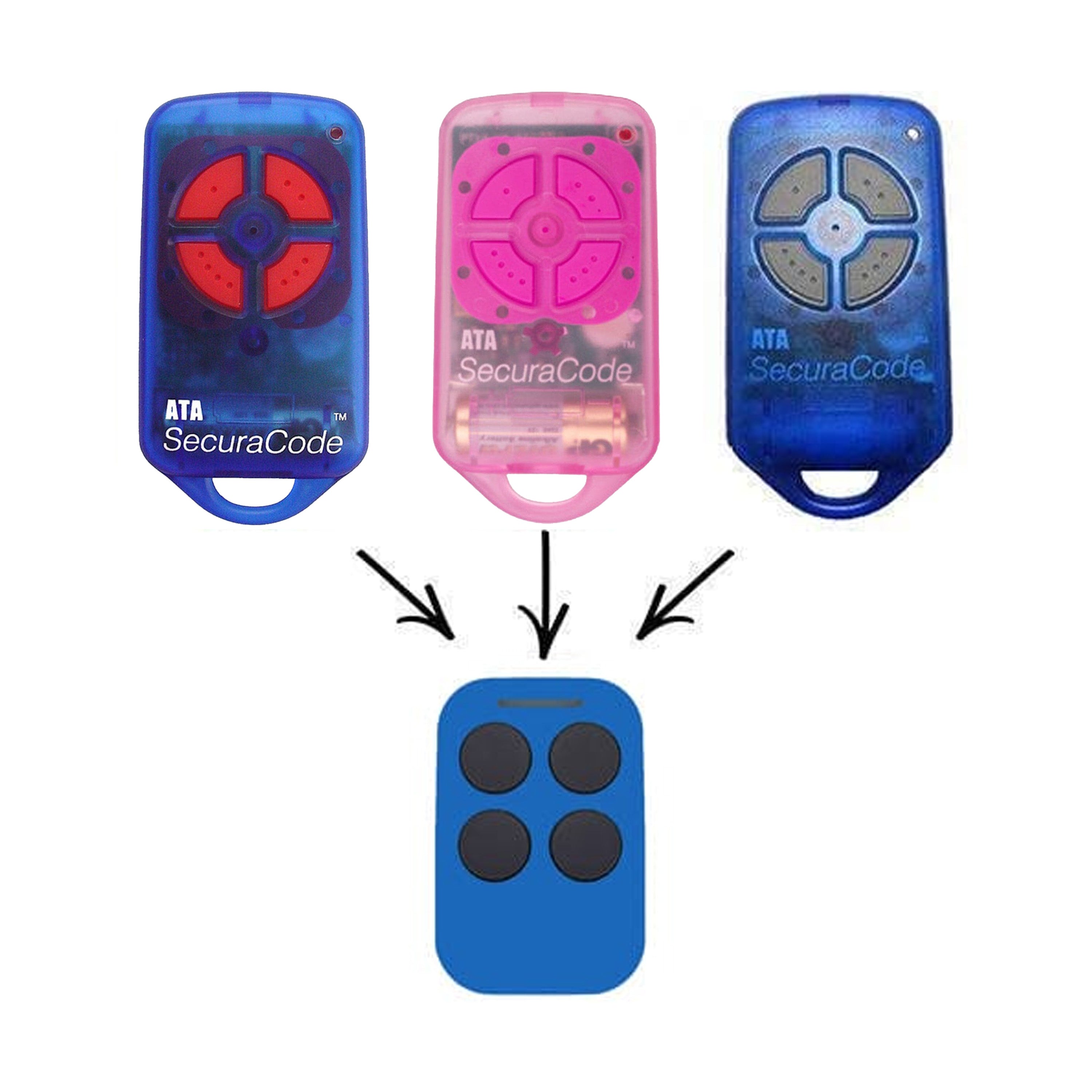 Remote Compatible with Auto Openers AOTX4 ATA PTX4