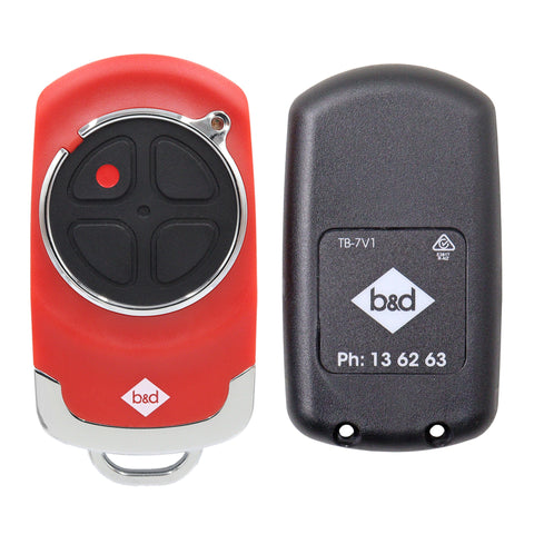 B&D TB7 v1 Genuine Remote Red Enclosure/Case