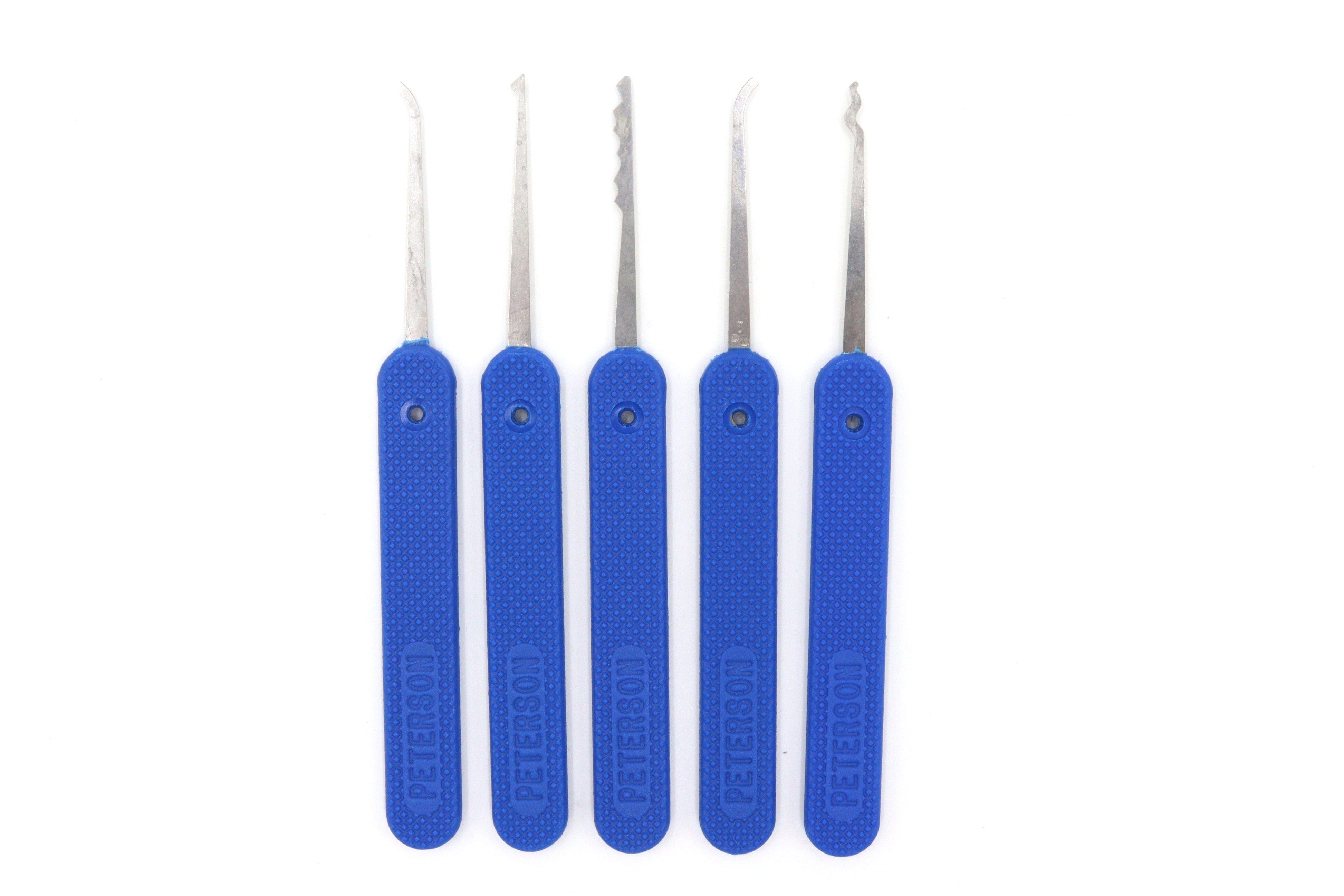 Peterson Lockpick Tools - Just Picks Stainless Slender S