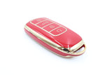 Golden Outlined Red Car Key Sleeve to suit Chery Omoda 5