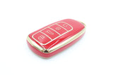 Golden Outlined Red Car Key Sleeve to suit Chery Omoda 5