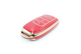 Golden Outlined Red Car Key Sleeve to suit Chery Omoda 5