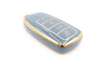 Golden Outlined Dark Cyan Car Key Sleeve to suit Chery Omoda 5