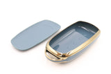 Golden Outlined Dark Cyan Car Key Sleeve to suit Chery Omoda 5