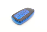 Leather-Like Blue Car Key Sleeve to suit Chery Omoda 5