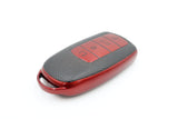 Leather-Like Red Car Key Sleeve to suit Chery Omoda 5