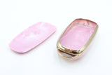 Golden Outlined Pink Car Key Sleeve to suit Chery Omoda 5