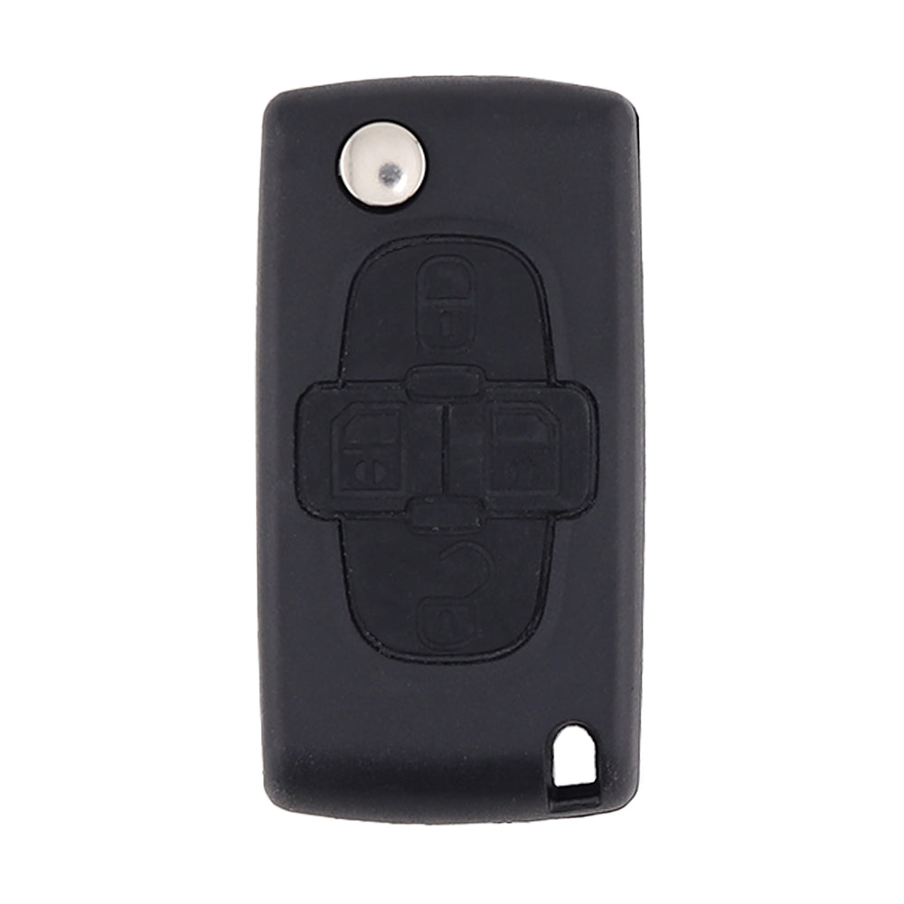 4 Button Flip Key Shell to suit Citroen Berlingo, C2, C3, C3 Picasso, C4, C5, C6, DS3 & DS4 | Remote Pro