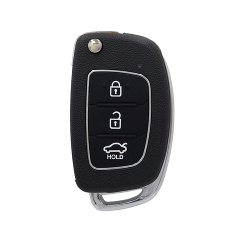 To Suit Hyundai HYN17R 3 Button Flip Key Remote Case/Shell